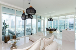 Mesmerizing High Floor 3BR Luxury Casa Gitano with Pvt Beach - Emaar beachfront Sunrise Bay